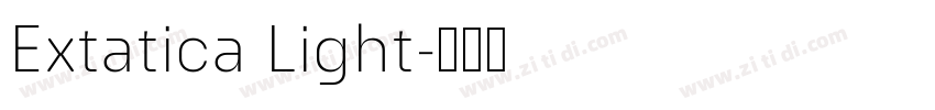 Extatica Light字体转换